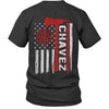 Apparel S / Black Custom Name Thin Red Line Personalized Firefighter Shirt