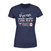 Apparel XS / Navy Firefighter x Nurse - Nurse - Perfect Fire Wife Shirt - Standard Women's T-shirt - DSAPP