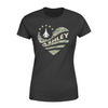 Apparel XS / Black Personalized Shirt - Camo Flag Heart - Air Force - Standard Women's T-shirt