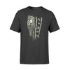 Apparel S / Black Personalized Shirt - Distressed Flag - Air Force - Standard T-shirt