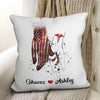 Always By Your Side Firefighter And Nurse Personalized Pillow (Insert Included)