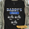 Daddy‘s Squad Motorcycle Police Officer Thin Blue Line Shirt