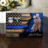 TRL - Half Flag - Police x Nurse Couple Canvas Personalized Wood Prints