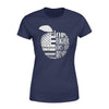 Apparel XS / Navy Air Force - Half Apple Love Shirt - Standard Women's T-shirt - DSAPP