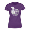 Apparel XS / Purple Air Force - Half Apple Love Shirt - Standard Women's T-shirt - DSAPP