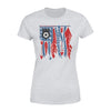 Apparel XS / Grey Arrow Feather Flag - Police Shirt - Standard Women's T-shirt
