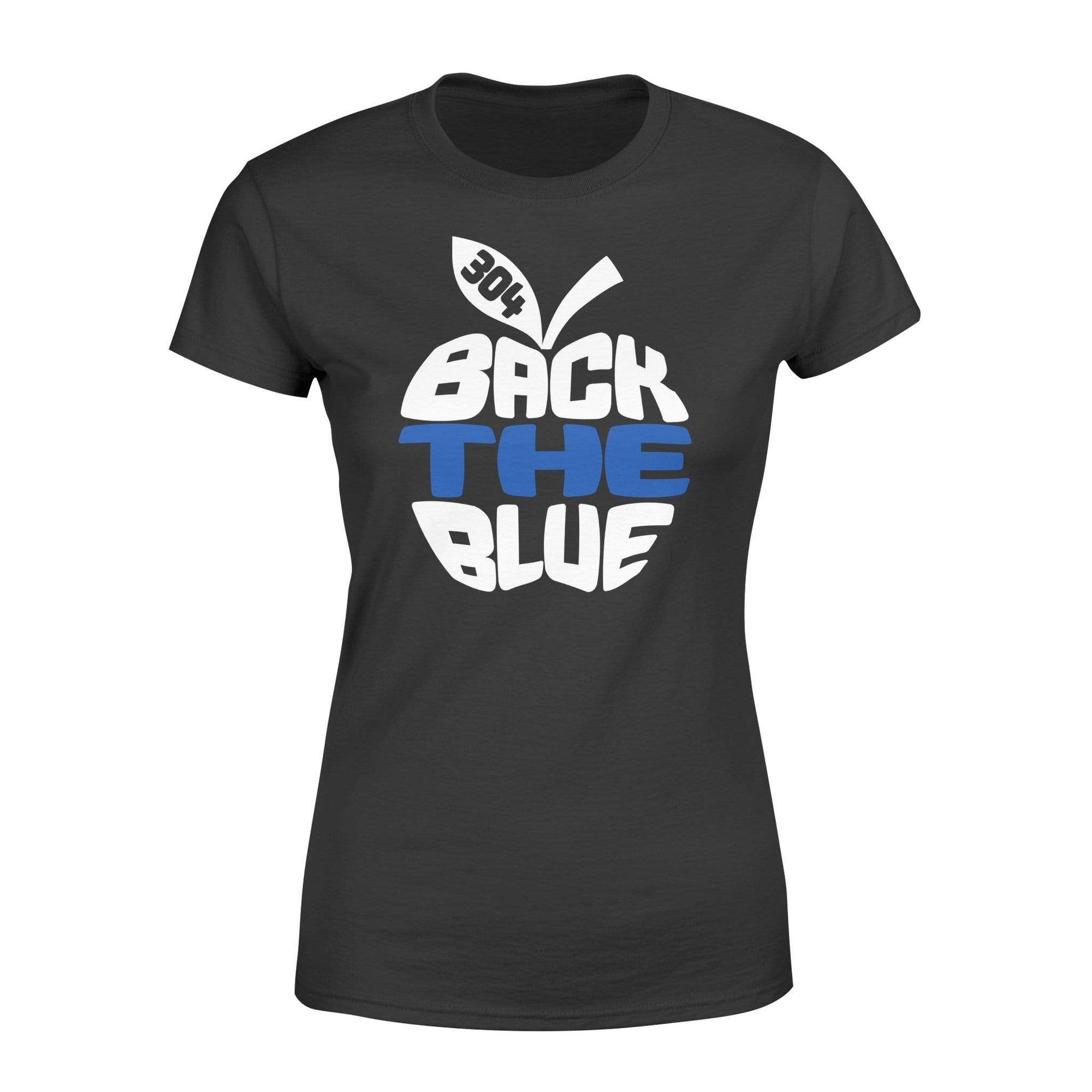Apparel XS / Black Back The Blue - Apple Cloudtext - Personalized Shirt - DSAPP