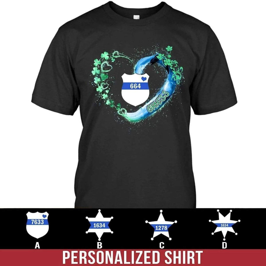 Apparel S / Black Beautiful Heart - Shamrock TBL - Personalized Shirt - DSAPP