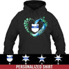 Apparel S / Black Beautiful Heart - Shamrock TBL - Personalized Shirt - DSAPP