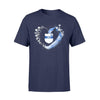Apparel S / Navy Beautiful Heart - TBL - Personalized Shirt - Standard T-shirt - DSAPP