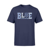 Apparel S / Navy Blue Lives Matter Patterned Shirt - Standard T-shirt