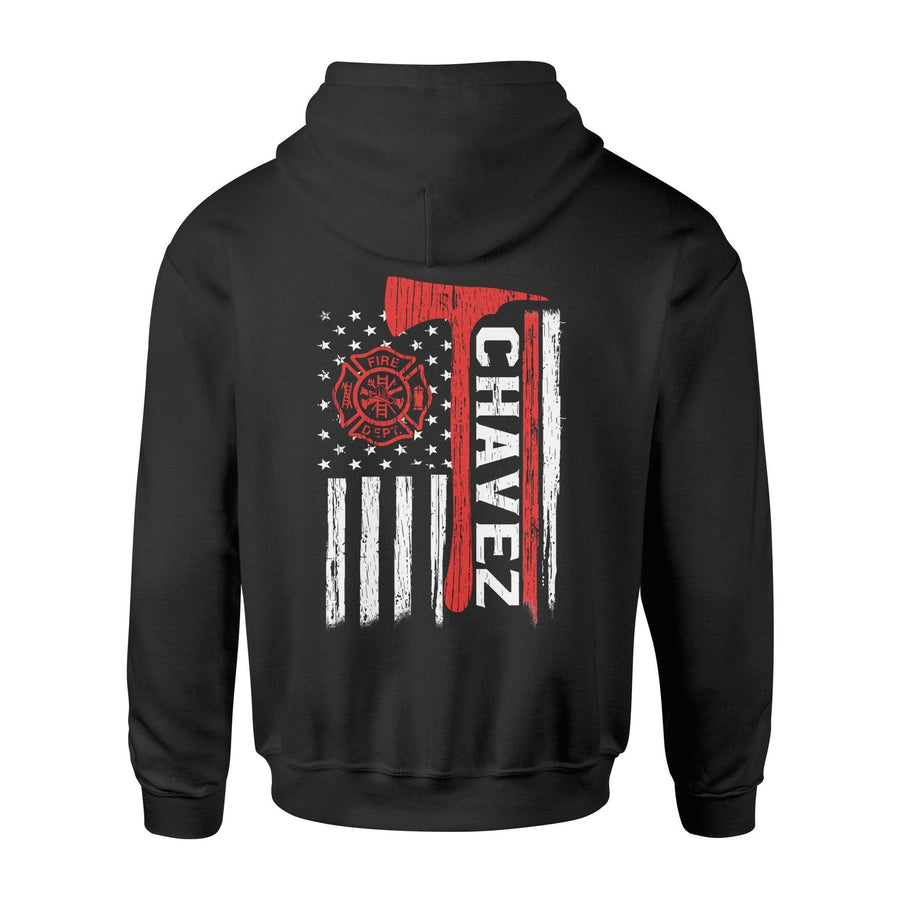 Personalized firefighter online hoodie