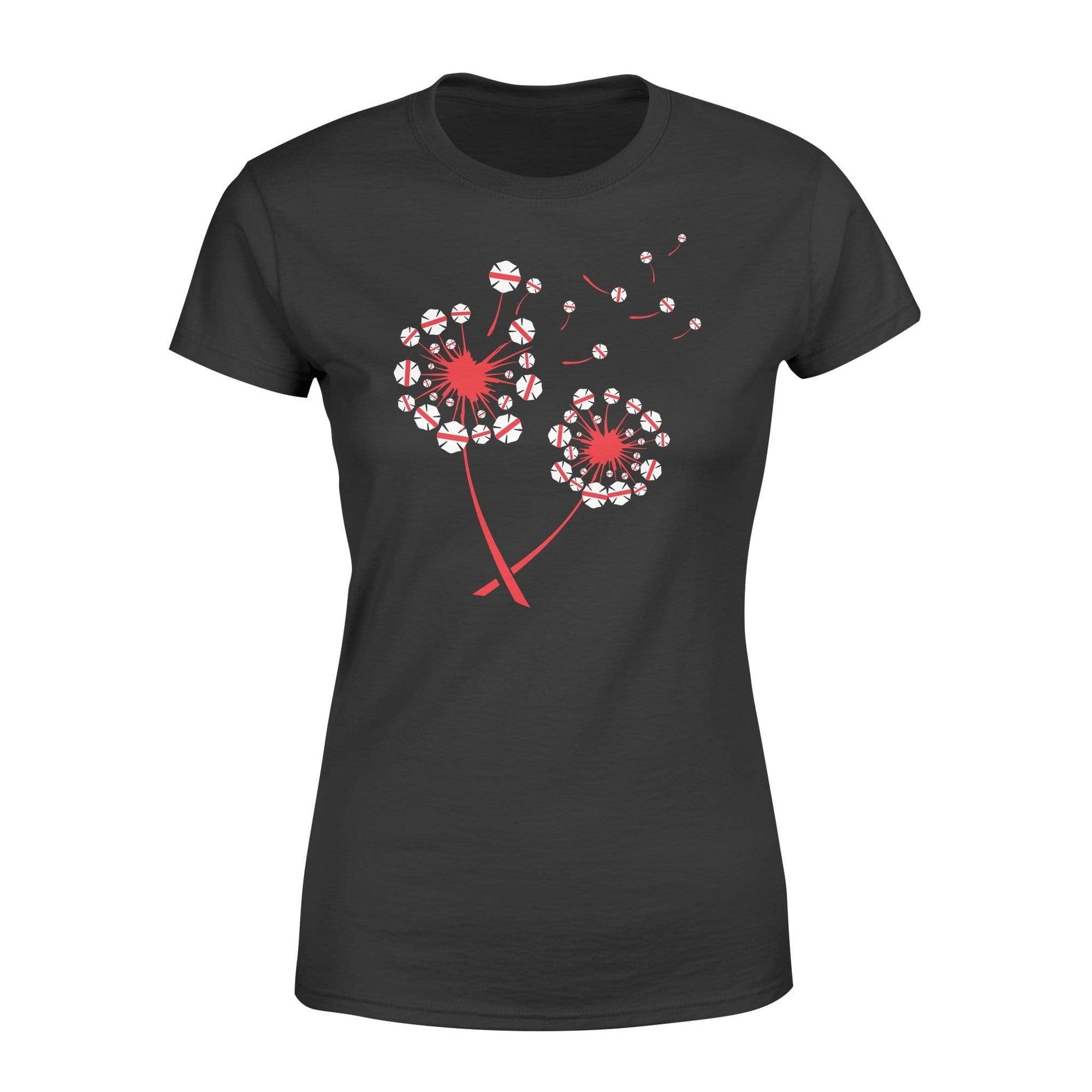 Apparel XS / Black Dandelion - Firefighter Emblem - Standard Women's T-shirt