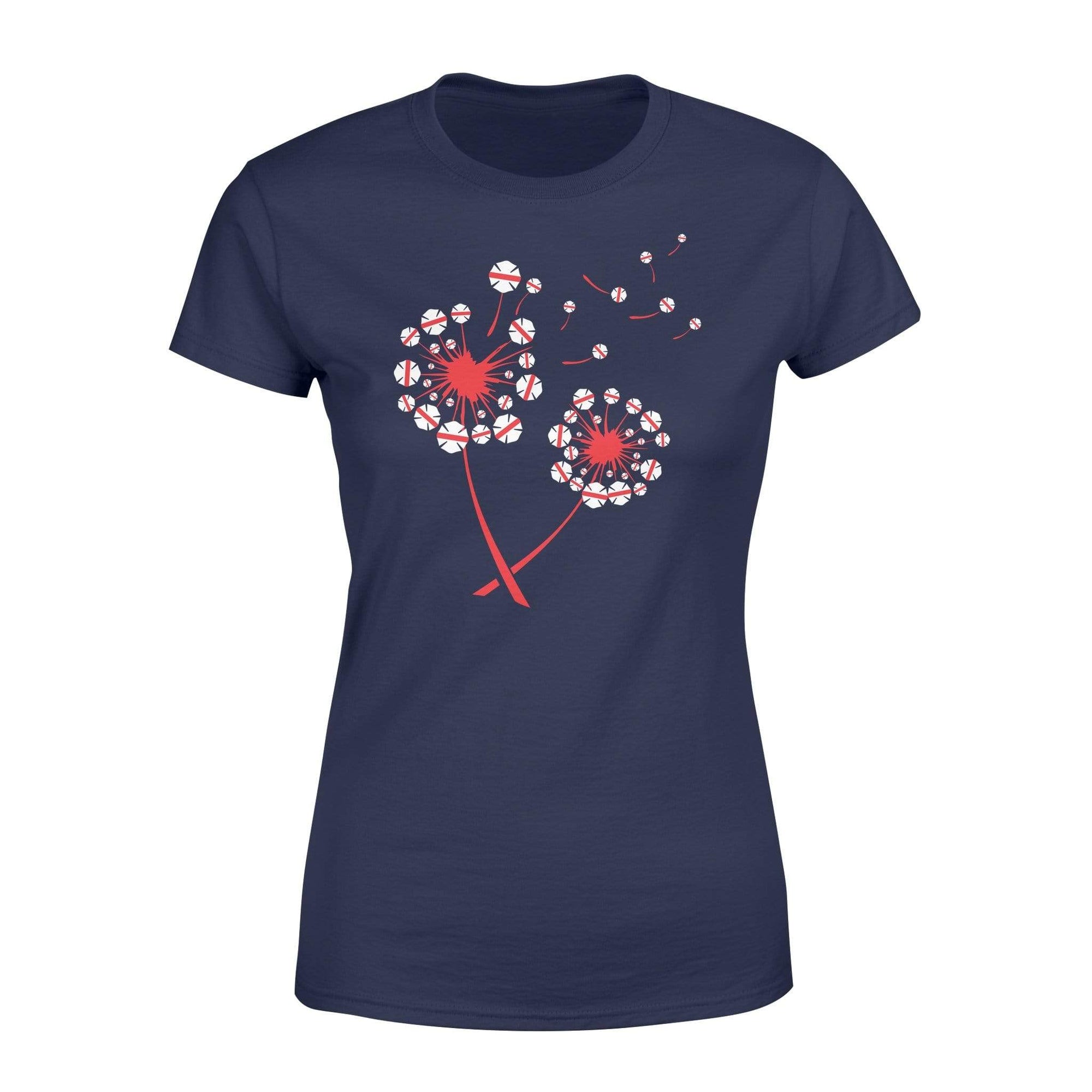 Apparel XS / Navy Dandelion - Firefighter Emblem - Standard Women's T-shirt