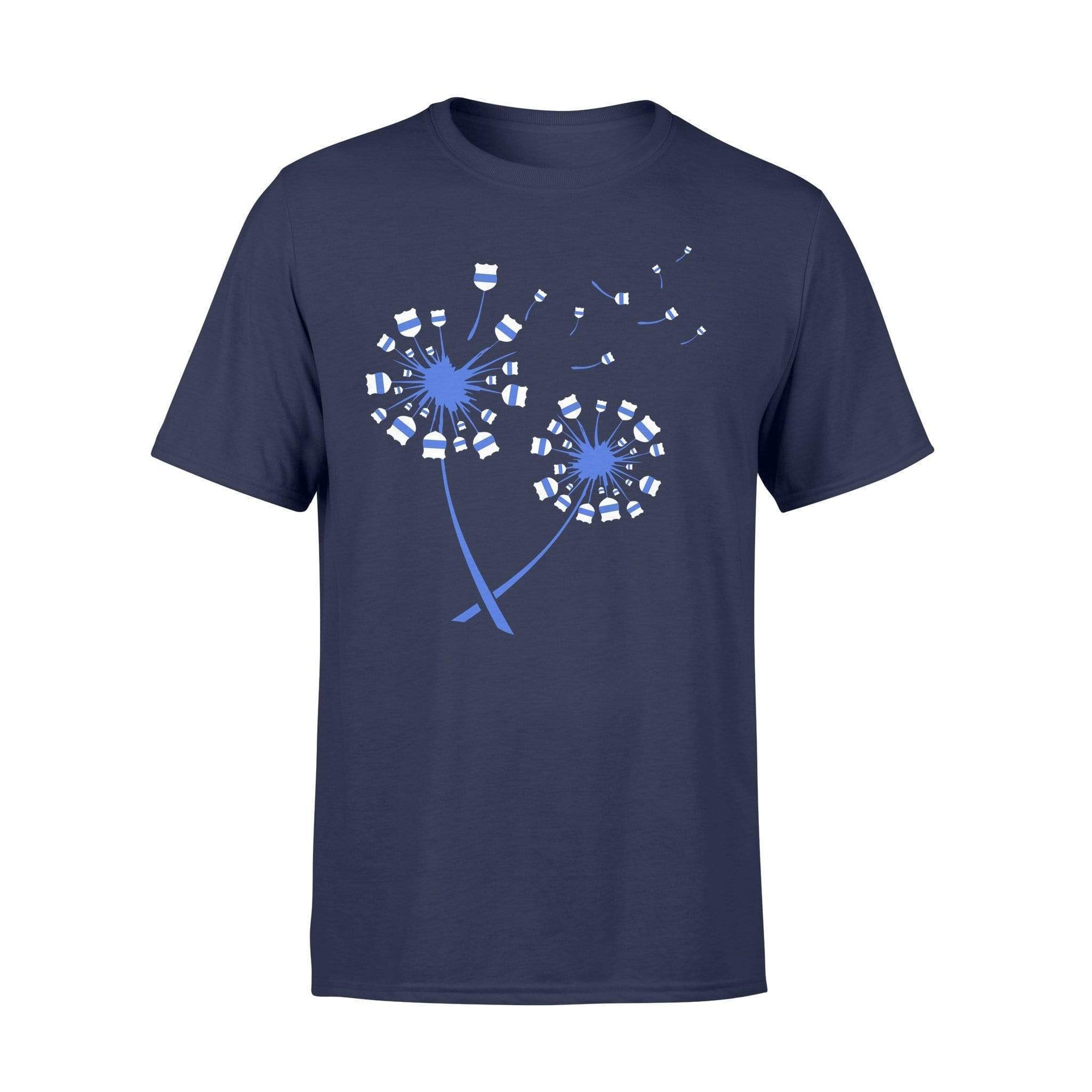 Apparel S / Navy Dandelion - Police Badge - Standard T-shirt