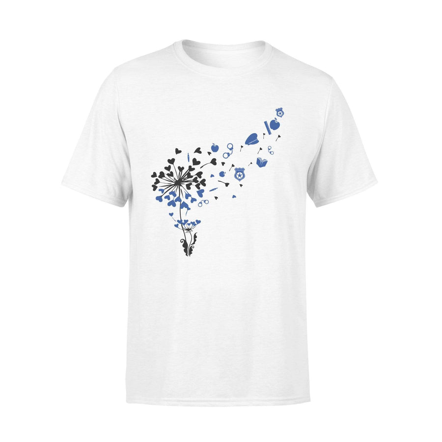 Apparel S / White Dandelion - Police x Teacher Things Shirt - Standard T-shirt -  DSAPP