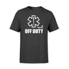 Apparel S / Black EMT (Paramedic) Logo - Off Duty Shirt - Standard T-shirt - DSAPP