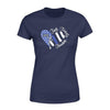 Apparel XS / Navy Faith Family Freedom Personalized Shirt - Standard Women's T-shirt - DSAPP