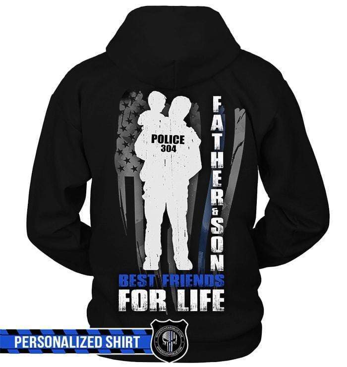 Apparel S / Black Father Son Best Friends For Life - DSAPP