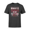 Apparel S / Black Firefighter - Birth Month - Nobody Is Perfect Shirt - July shirt - Standard T-shirt