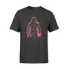 Apparel S / Black Firefighter On Fire Shirt - Standard T-shirt