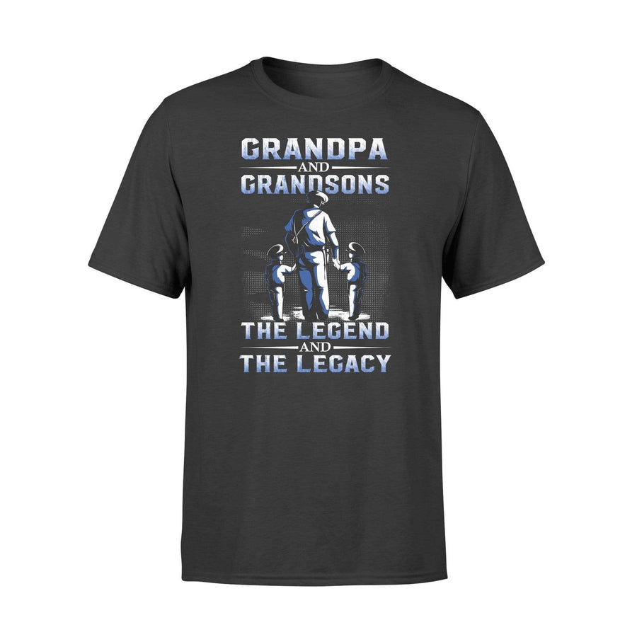 Apparel S / Black Grandpa and Grandsons Shirt - Standard T-shirt - DSAPP