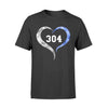 Apparel S / Black Half Heart - Galaxy Number - Personalized Shirt - DSAPP