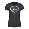 Apparel XS / Black Half Heart - Galaxy Number - Personalized Shirt - DSAPP