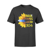 Apparel S / Black Half Sunflower Personalized Shirt - DSAPP