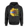 Apparel S / Black Half Sunflower Personalized Shirt - DSAPP
