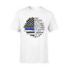 Apparel S / White Half Thin Blue Line Sunflower - I Am The Storm Shirt - Standard T-shirt - DSAPP