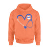 Apparel S / Orange Heart 3-4 Nurse - Police Hoodie - Standard Hoodie - DSAPP