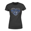 Apparel XS / Black Heart Of Things - Back The Blue - Police x Nurse Shirt - Standard Women's T-shirt