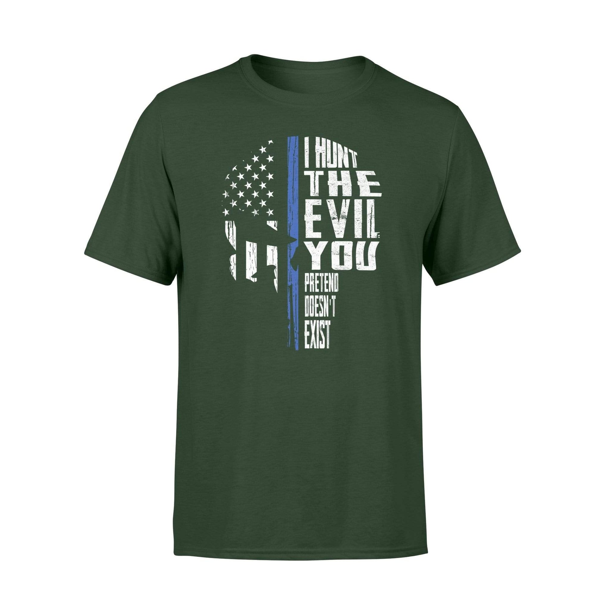 Apparel S / Forest I Hunt The Evil-Skull Shirt  - Standard T-shirt - DSAPP