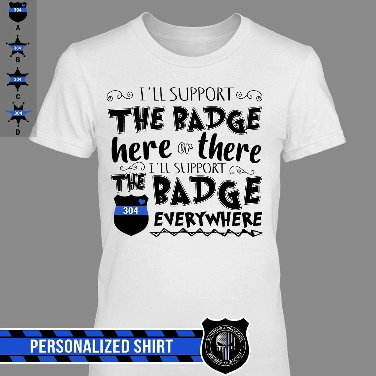 Apparel XS / White I Support Everywhere - Personalized Kid Apparel - DSAPP