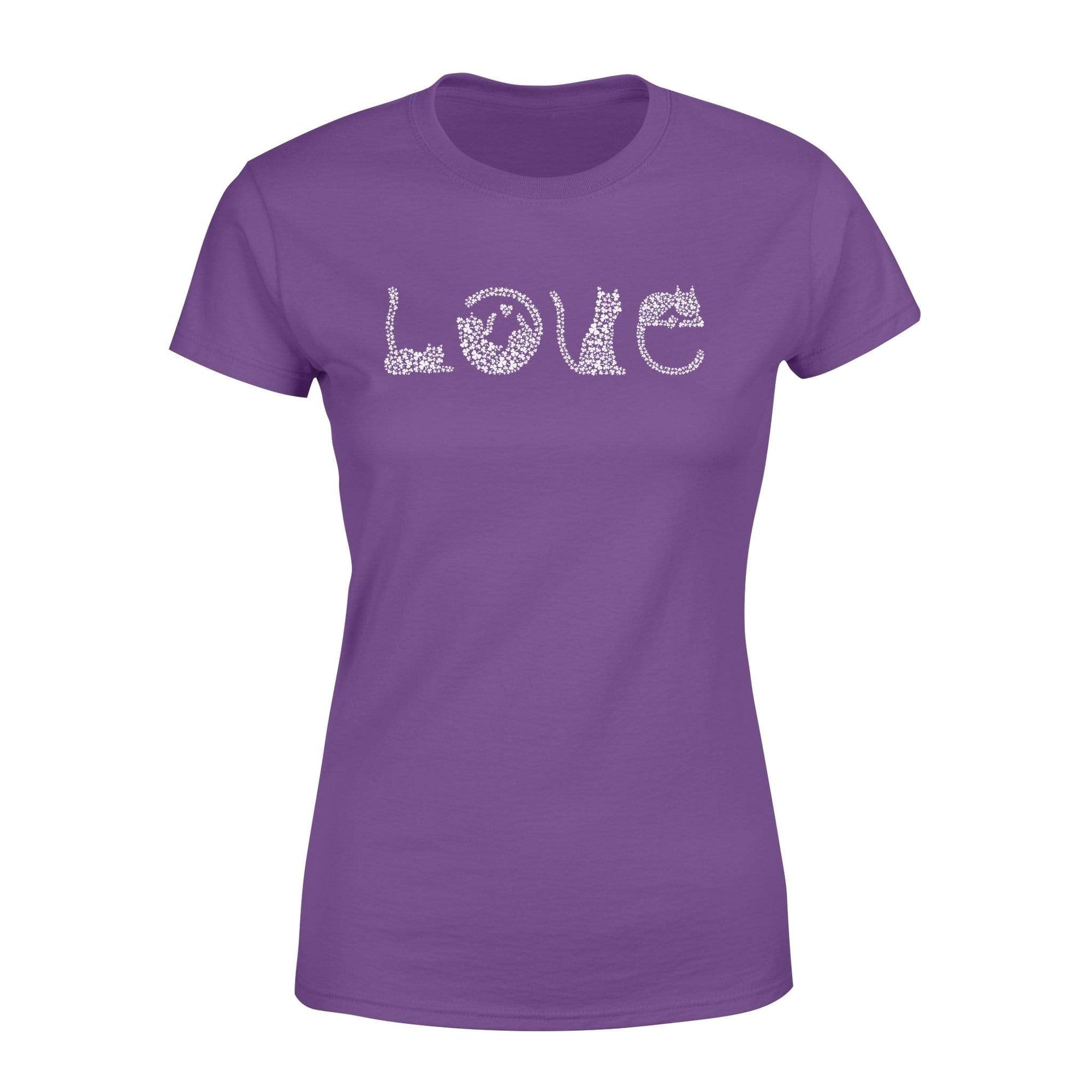 Love Cat Shamrock St Patrick Day Shirt - Standard Women’s T-shirt