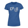 Apparel XS / Royal Love My Hero - Personalized Shirt - Standard Women's T-shirt - DSAPP