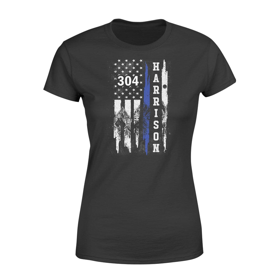 Apparel XS / Black Mountain Inside Nation Flag - Personalized Shirt - Standard Women's T-shirt - DSAPP