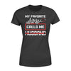 Apparel XS / Black My Favorite Nurse Calles Me - Firefighter Shirt - Standard Women's T-shirt
