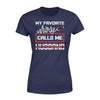 Apparel XS / Navy My Favorite Nurse Calles Me - Firefighter Shirt - Standard Women's T-shirt
