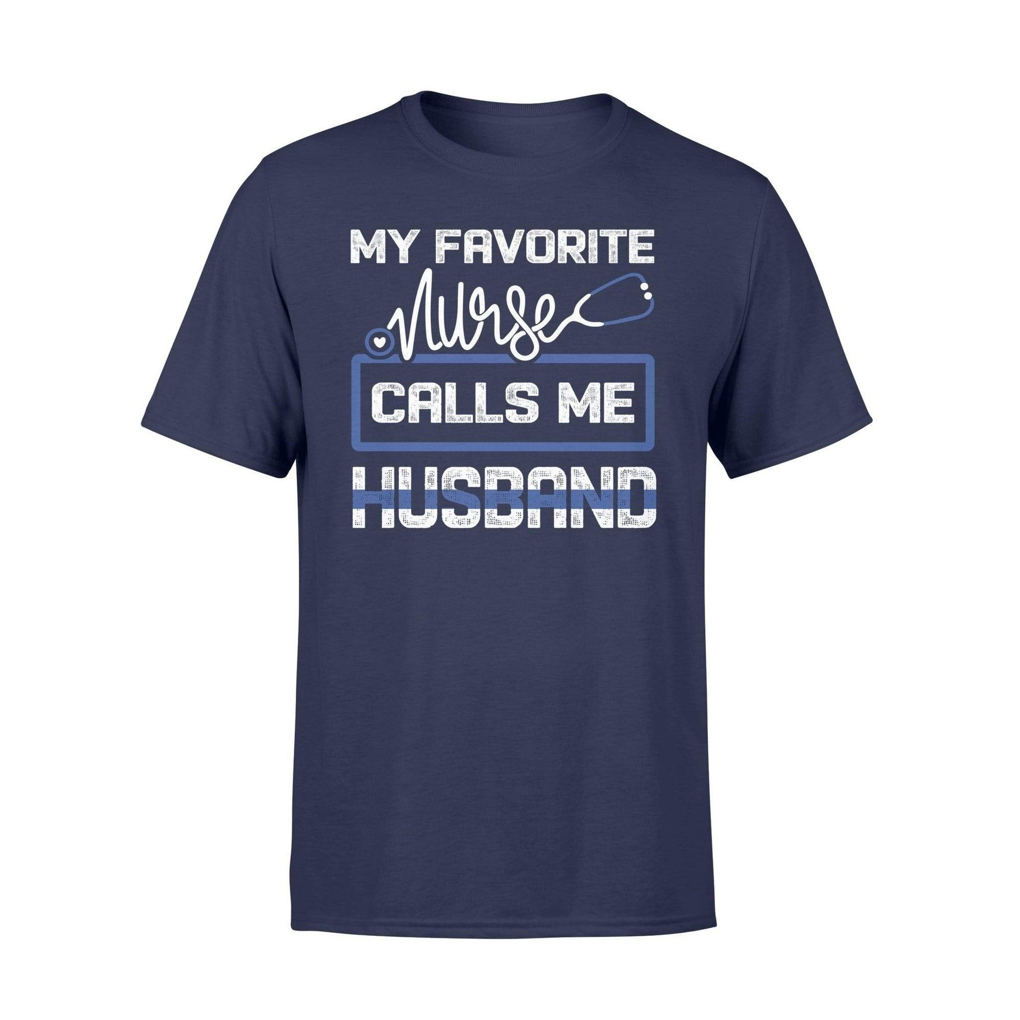 Apparel S / Navy My Favorite Nurse Calls Me - Police Shirt - Standard T-shirt
