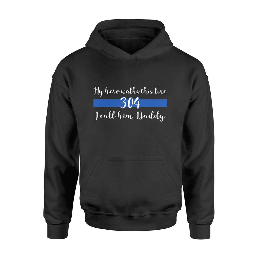 Apparel S / Black My Hero Walks This Line - Personalized Shirt - DSAPP