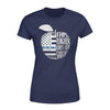 Apparel XS / Navy Navy - Half Apple Love Shirt - Standard Women's T-shirt - DSAPP