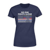 Apparel XS / Navy No One Fight Alone Shirt - Standard Women's T-shirt