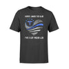 Apparel S / Black Nurse - Back The Blue - Got Your Six - Galaxy Flag Heart Shirt - Standard T-shirt