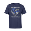 Apparel S / Navy Nurse - Back The Blue - Got Your Six - Galaxy Flag Heart Shirt - Standard T-shirt