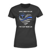 Apparel XS / Black Nurse - Back The Blue - Got Your Six - Galaxy Flag Heart Shirt - Standard Women's T-shirt