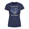 Apparel XS / Navy Nurse - Back The Blue - Got Your Six - Galaxy Flag Heart Shirt - Standard Women's T-shirt