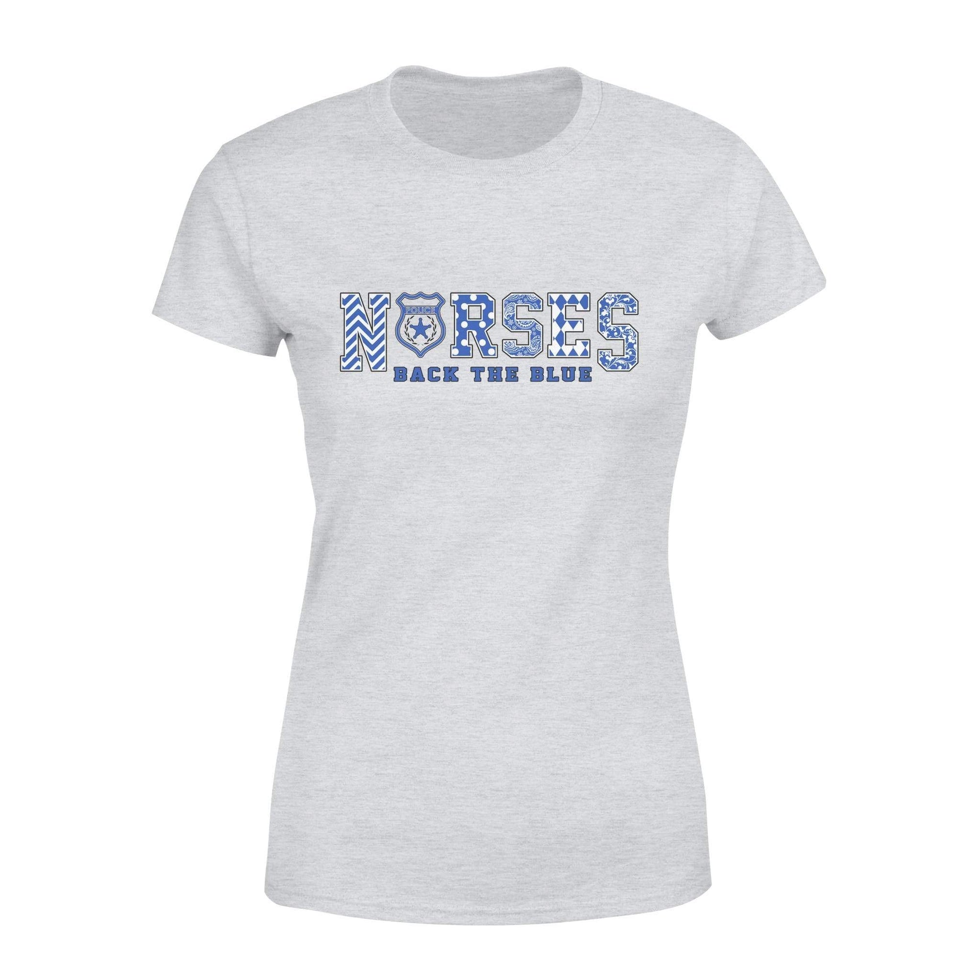 Apparel XS / Grey Nurses Got Your 6ix Patterned White Shirt - Standard Women's T-shirt