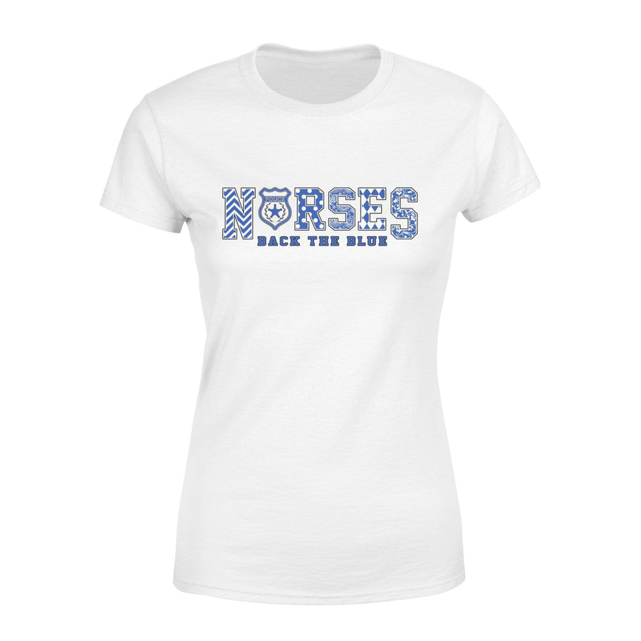 Apparel XS / White Nurses Got Your 6ix Patterned White Shirt - Standard Women's T-shirt